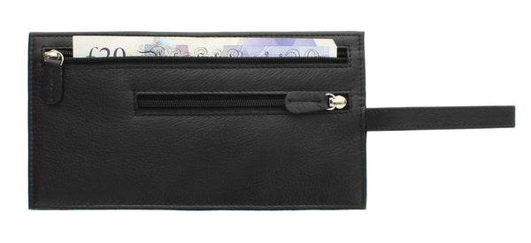 Genuine Leather Security Wallet Pouch With Belt Loop AC501 - Ashlie Craft
