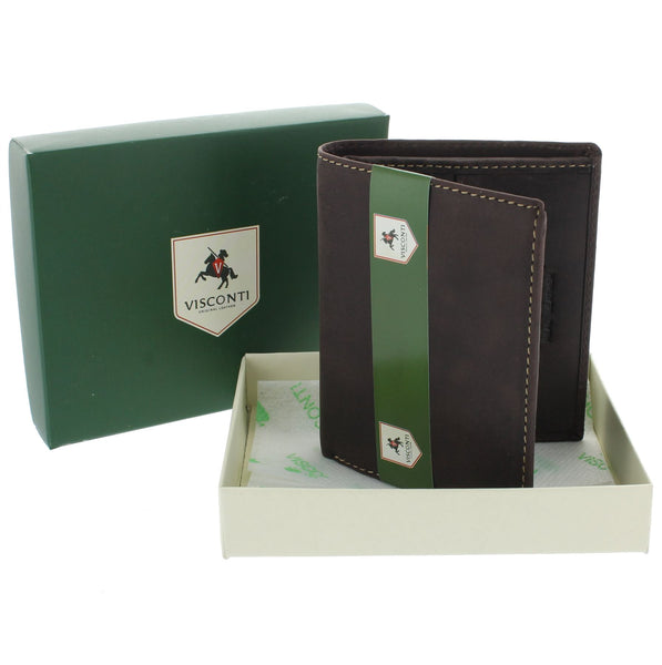 Visconti Hunter Compact Oiled Leather ARROW Wallet 705