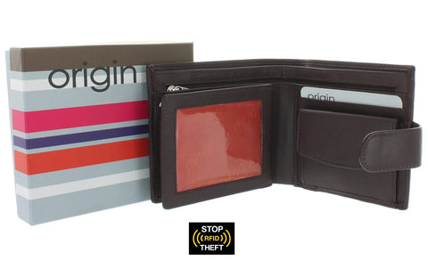 Mala Leather ORIGIN Collection Leather Bi-Fold Wallet With RFID Protection 127