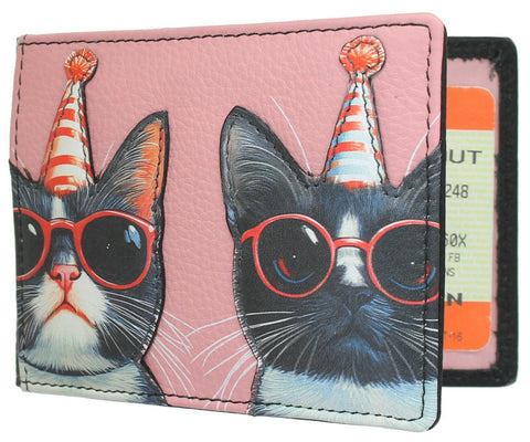 Mala Leather Cool Cats Collection Travel/ID Card Holder 629TC_39