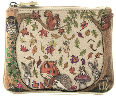 Mala Leather Foxglove Forest Collection Leather Coin Purse RFID 4344_71