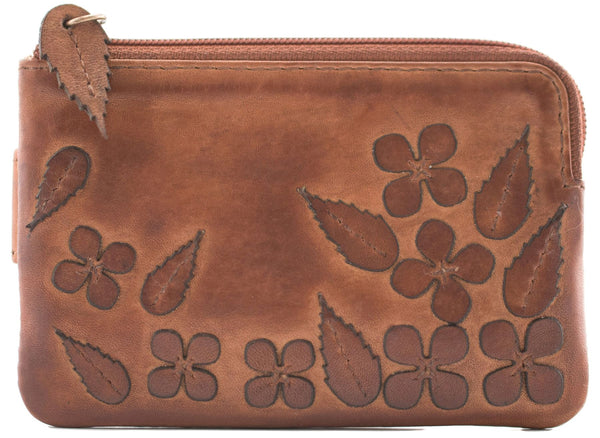 Mala Leather Wildbloom Collection Coin Purse/Card Holder RFID 4341_58