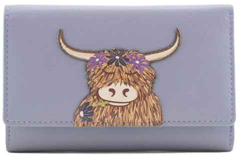 Mala Leather Bella Collection Tri-Fold Leather Purse RFID 3685_33