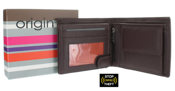 Mala Leather ORIGIN Collection Leather Bi-Fold Wallet With RFID Protection 129_5