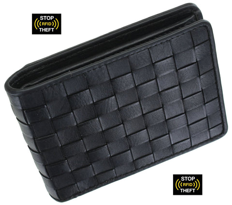 Visconti Portofino Collection Sergio Leather Wallet RFID and Tap and Go PT107