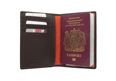 Mala Leather ORIGIN Collection  Passport Holder With RFID Protection 214_5