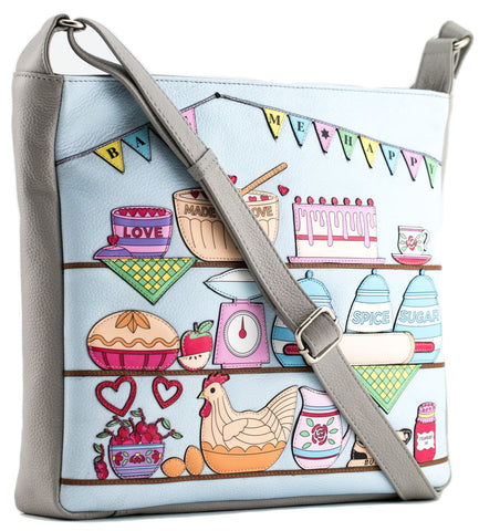 Mala Leather Bake Me Happy Collection Leather Cross Body Bag 7358_19