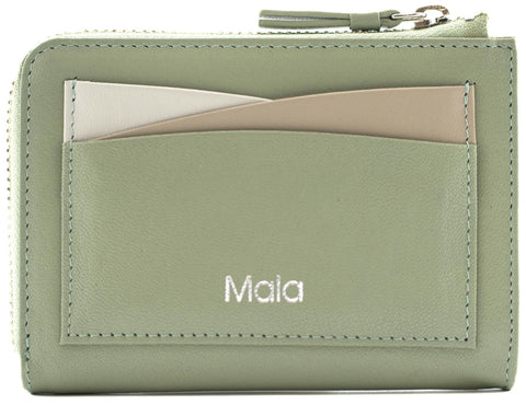Mala Leather Kora Collection Coin Purse/Card Holder with Keyring RFID 3699_45