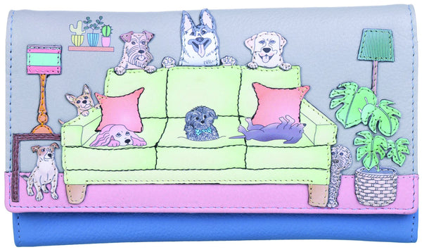 Mala Leather Coco Collection Leather Purse RFID Blocking 3644_12