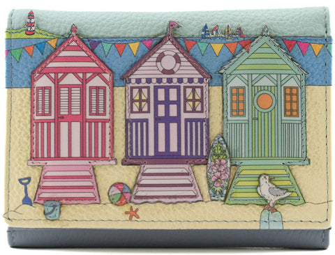 Mala Leather Southwold Collection Small Tri-Fold Leather Purse RFID 3715_70