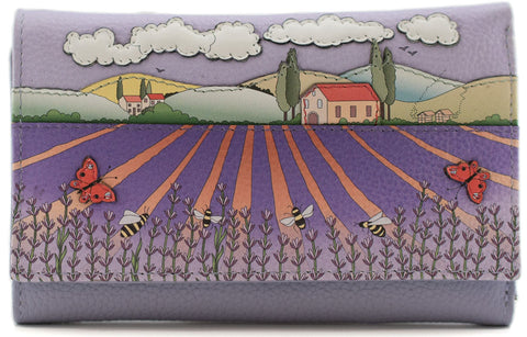 Mala Leather 'The Cotswold Collection' Leather Purse RFID Blocking 3671_26