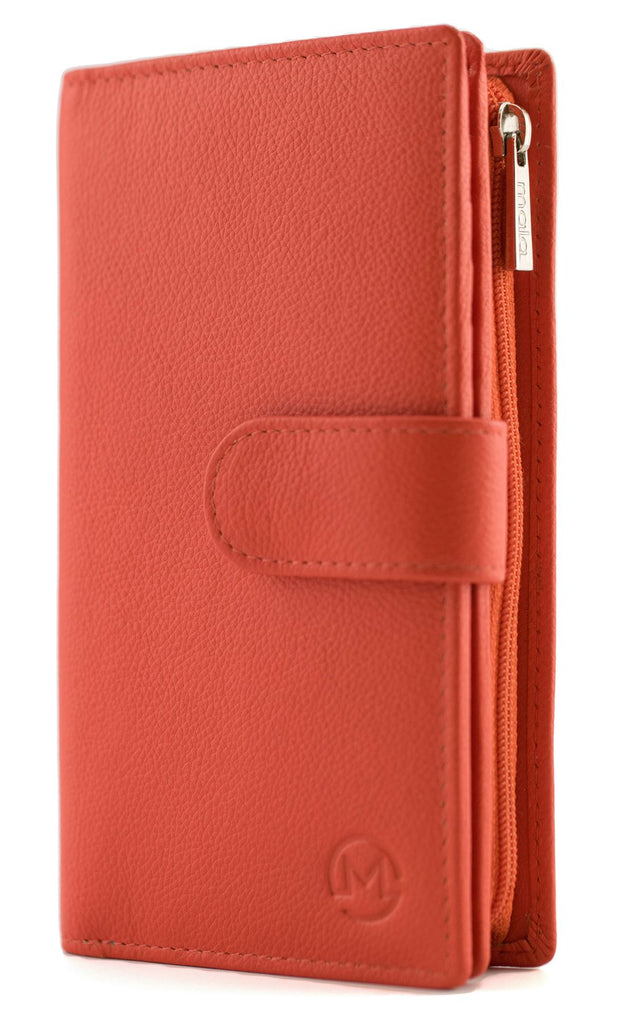 Mala Leather Origin Portamonete RFID 4110-5, Arancione, Taglia unica, Moderno Mala Leather Origin Portamonete RFID 4110-5, Arancione, Taglia unica, Moderno