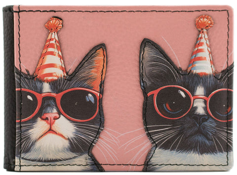 Mala Leather Cool Cats Collection Card/ID Holder RFID 629_39