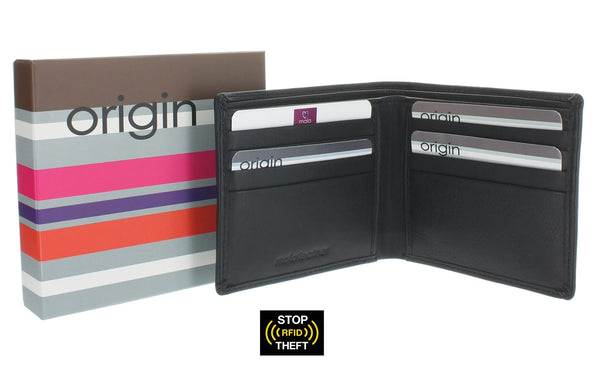Mala Leather ORIGIN Collection Leather Bi-Fold Wallet With RFID Protection 110_5
