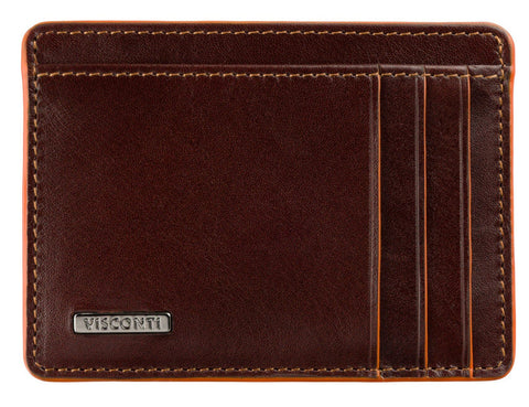 Visconti Alps Collection Monaco Leather Card Holder RFID Blocking ALP91
