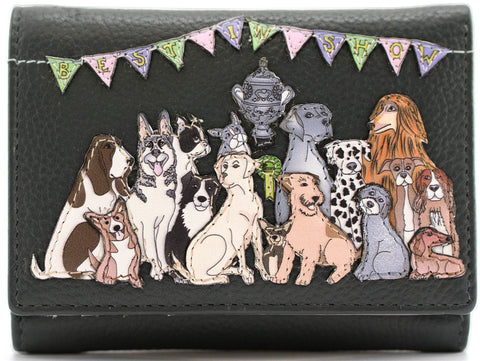 Mala Leather Beau Collection Small Leather Tri Fold Purse RFID Blocking 3661_89