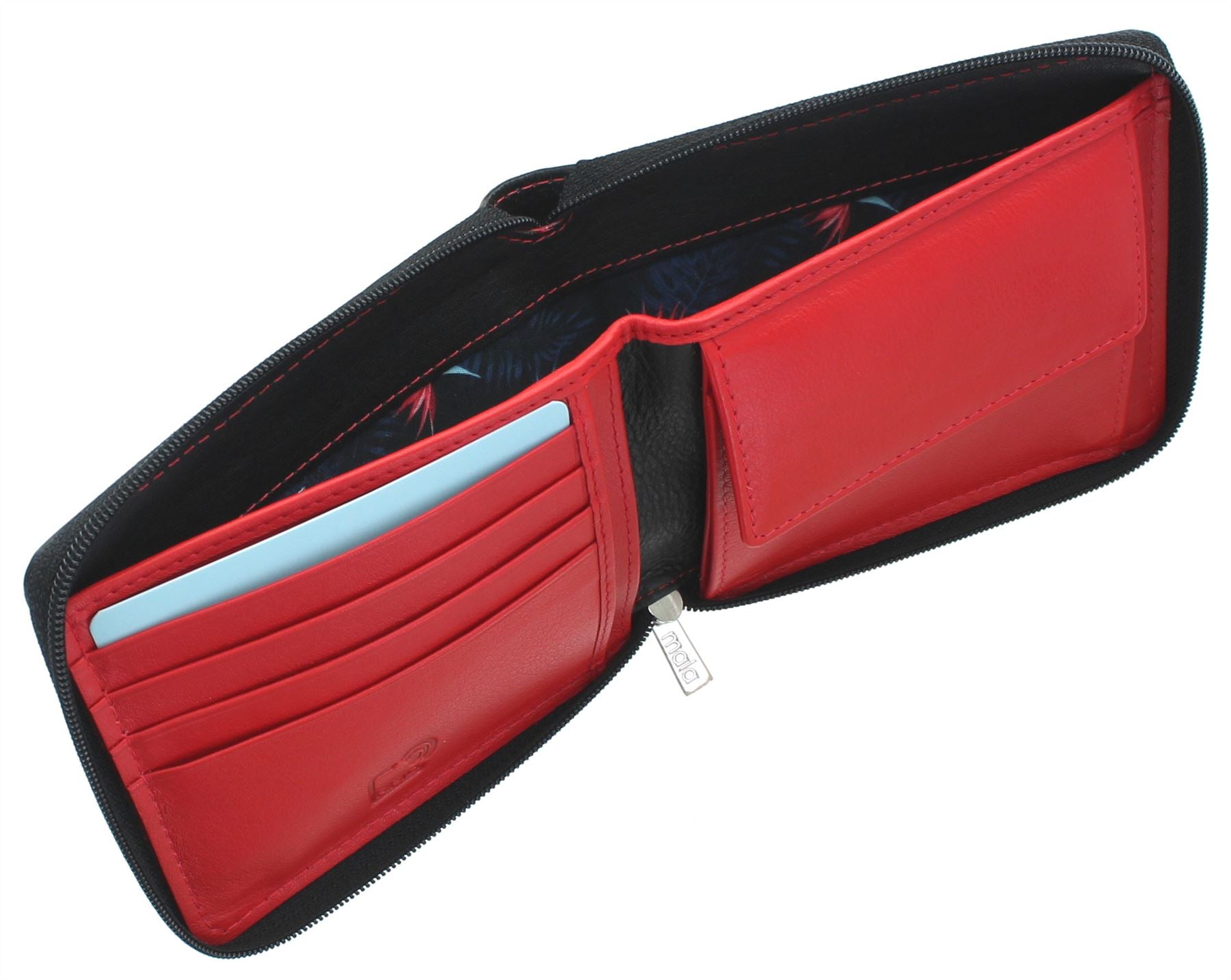 Mala Leather Hudson Collection - Portafoglio in pelle con chiusura RFID Mala Leather Hudson Collection - Portafoglio in pelle con chiusura RFID
