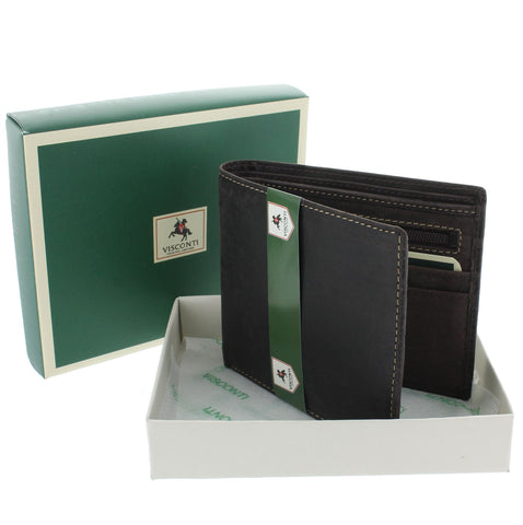 Visconti Hunter Oiled Leather SHIELD Wallet 707