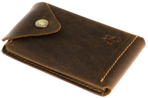 Visconti Raw Collection Hiroto Leather Micro Card/Cash Wallet RW54