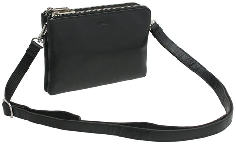 Visconti Leather Eden Clutch/Small Zip Top Shoulder Bag S9