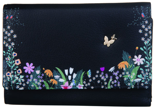 Mala Leather Shiloh Collection Leather Purse RFID Blocking 3628_96