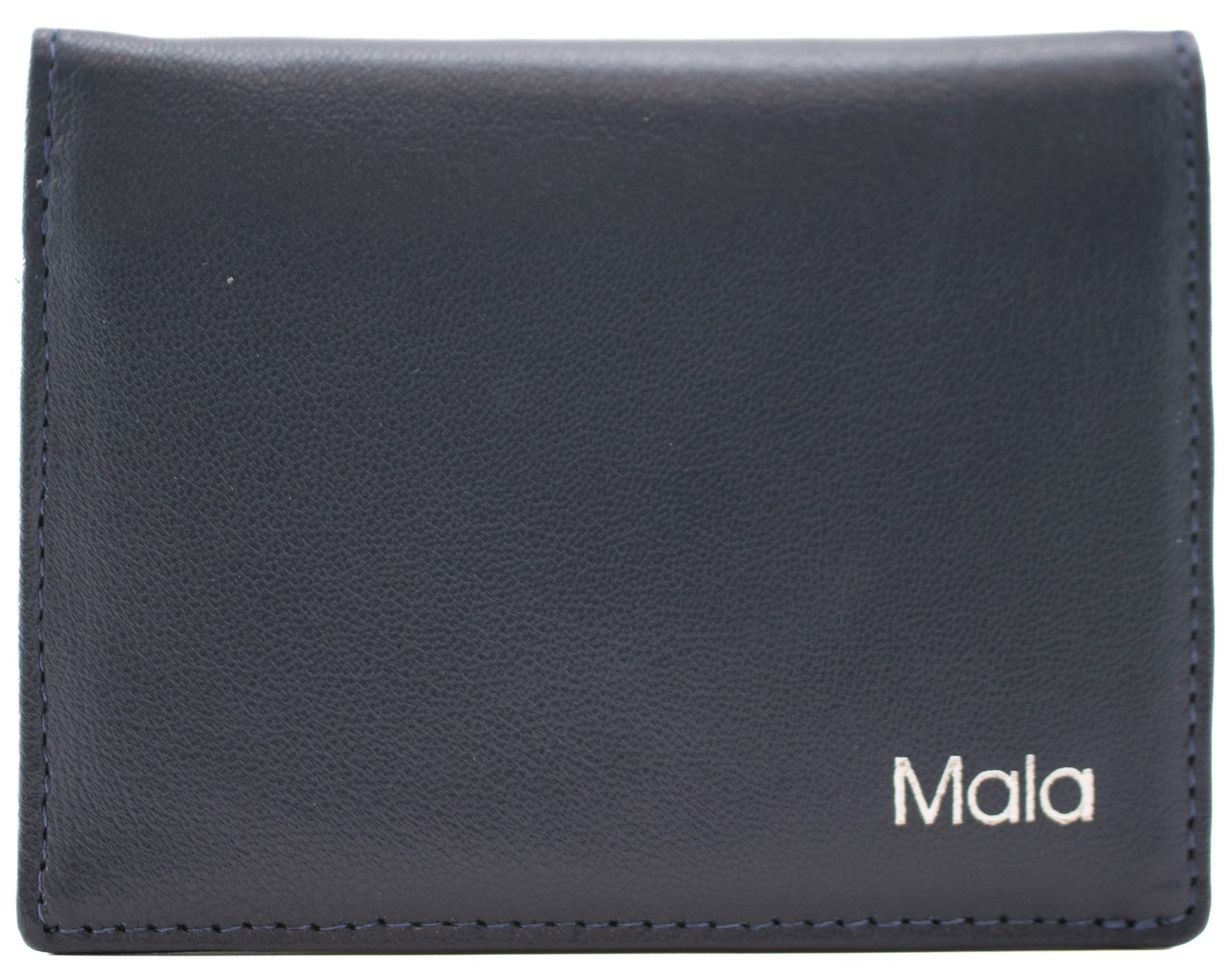 Mala Leather Colección Ollie Monedero Compacto para Mujer con Protección RFID 3406_3 Azul Mala Leather Colección Ollie Monedero Compacto para Mujer con Protección RFID 3406_3 Azul