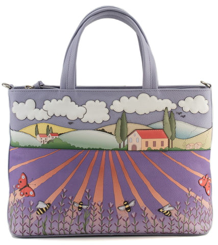 Mala Leather 'The Cotswold Collection' Leather Grab/Shoulder Bag 7276_26