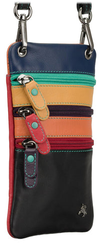 Visconti Sling Bags Collection Drew Small Leather Cross Body Bag S4