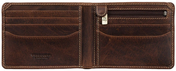 Visconti Rocco Slim Leather Wallet RFID Blocking VT96