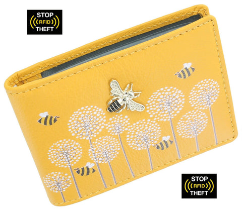 Mala Leather Moonflower Collection Travel/Card Holder RFID Blocking 660_56