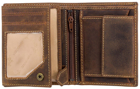 Visconti Hunter Oiled Leather SPEAR Wallet RFID Blocking 708