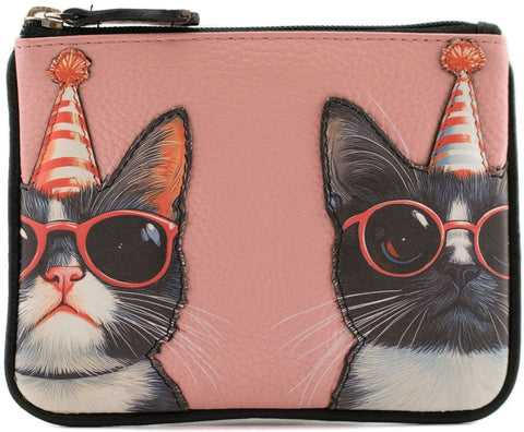 Mala Leather Cool Cats Small Leather Coin Purse RFID 4330_39