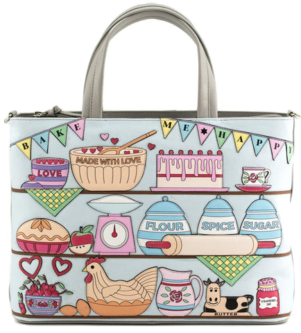 Mala Leather Bake Me Happy Collection Leather Grab/Shoulder Bag 7356_19