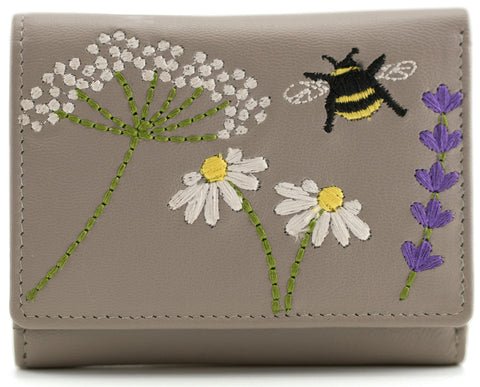 Mala Leather Blossom Collection Small Leather Purse RFID Blocking 3666_24