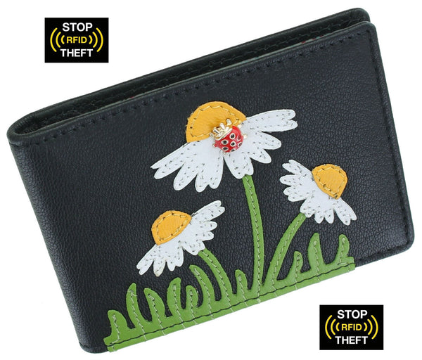 Mala Leather Peony Collection Soft Leather Travel/Credit Card Holder RFID 682_87