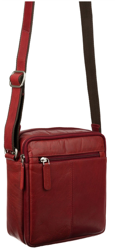 Sac Messager En Cuir Bombay Brown - Bandoulière Homme - Neuf Sans Étiquettes - Pour Voyage Ou Affaires