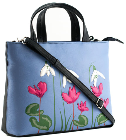 Mala Leather Snowdrop Collection Leather Grab/Shoulder Bag 7425_37