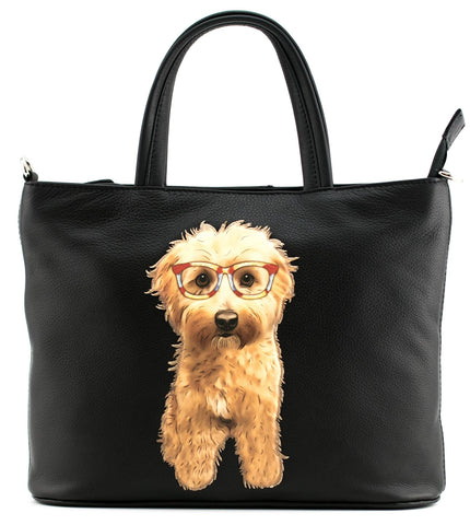 Mala Leather Coco's Glasses Collection Leather Grab/Shoulder Bag 7372_12