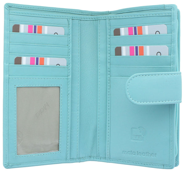 Mala Leather Origin Collection Leather Purse with RFID Protection 3696_5