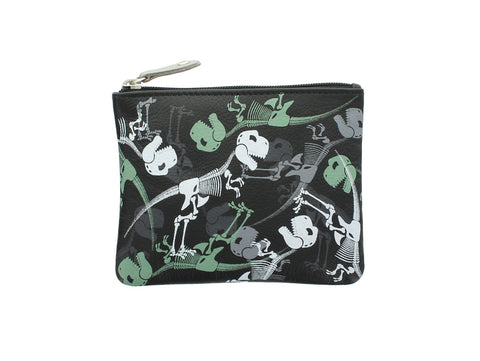 Mala Leather DINOSAUR Printed Leather Coin Purse With Keyring 4120_11