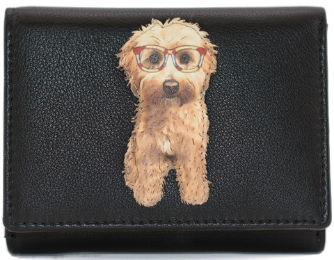 Mala Leather Coco's Glasses Collection Small Leather Purse RFID Blocking 3668_12