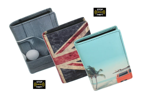 Kalmin Printed Leather Wallet with RFID Protection 197_4