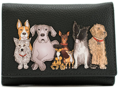 Mala Leather Kennel Crew Collection Small Tri-Fold Leather Purse RFID 3693_40