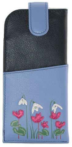Mala Leather Snowdrop Collection Leather Glasses Case 5213_37