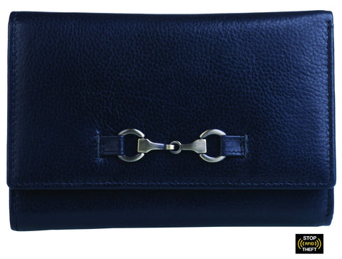 Mala Leather Steed Collection Leather Purse RFID Blocking 3556_57