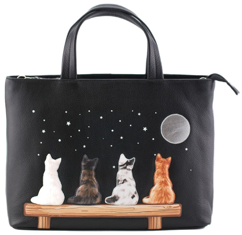 Mala Leather Midnight Collection Leather Grab/Shoulder Bag 7491_35