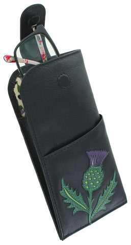 Mala Leather Hamilton Collection Soft Leather Glasses Case 5163_44