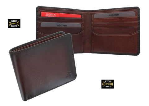 Visconti Atelier Collection Milo Leather Wallet  RFID AT58