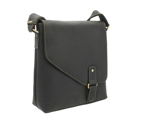 Visconti Oiled Leather Aspin Messenger Bag 16071