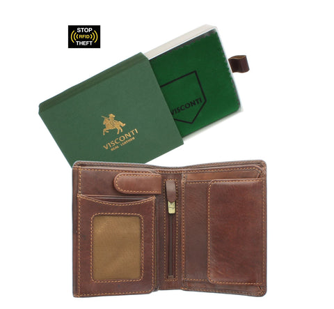 Visconti Tuscany Collection LUCCA Leather Wallet With RFID Protection TSC44